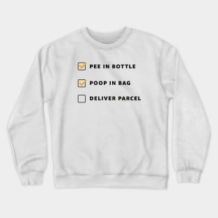 Amazon To Do List [black on white version] Crewneck Sweatshirt